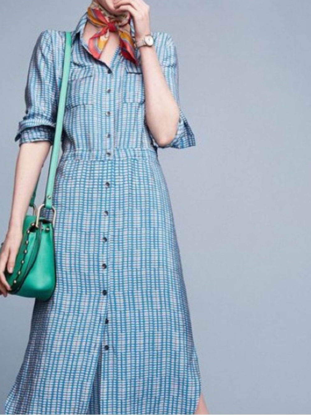 Anthropologie Maeve Jemima Shirt Dress
